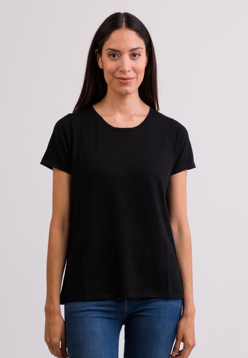 Actual product image Cash-Mere Kaschmir T-Shirt mit Rundhals (L)