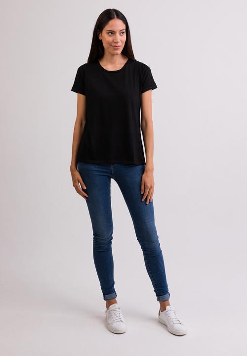 Actual product image Cash-Mere Kaschmir T-Shirt mit Rundhals (L)