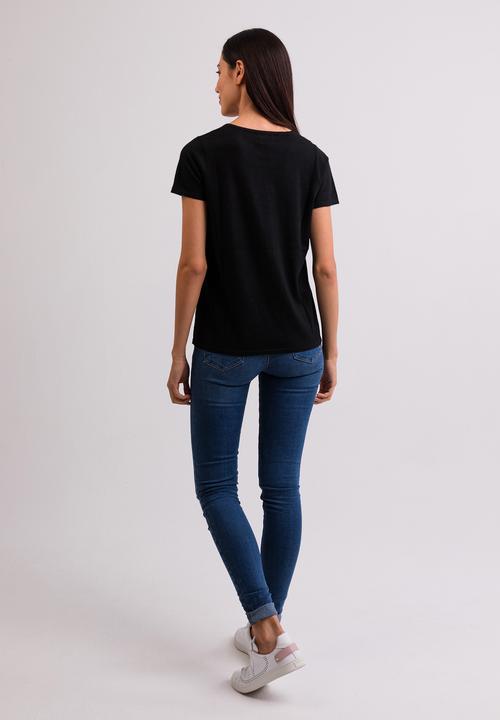 Actual product image Cash-Mere Kaschmir T-Shirt mit Rundhals (L)