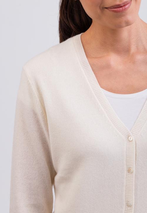 Actual product image Cash-Mere Kaschmir Cardigan V-Ausschnitt (XXL)