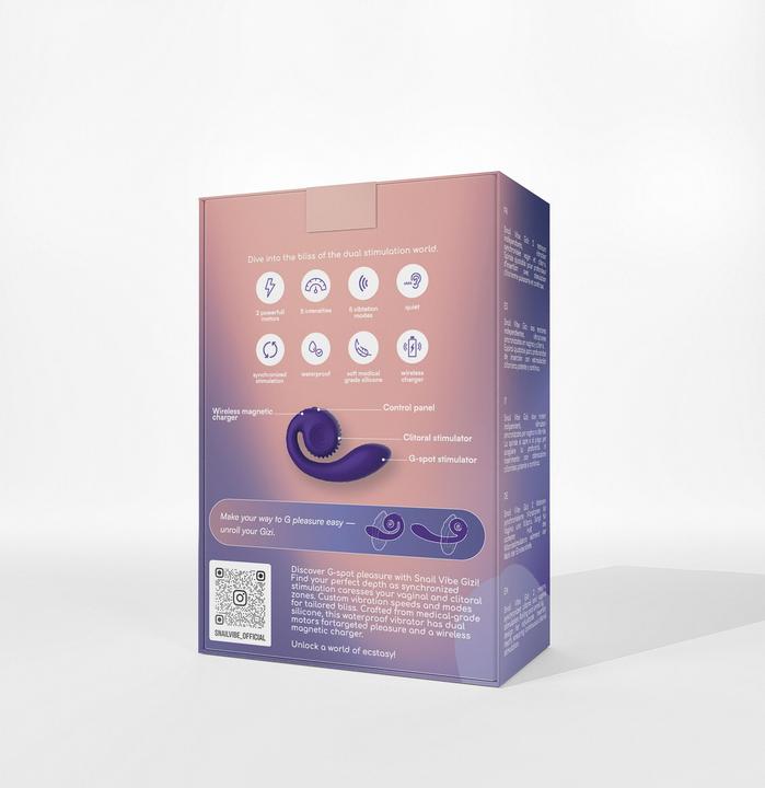 Image du produit Snail Vibe Vibromasseur Gizi - Pourpre