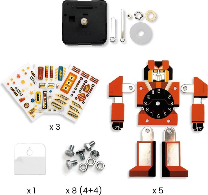 Productafbeelding Djeco DIY - Uhr Robotime