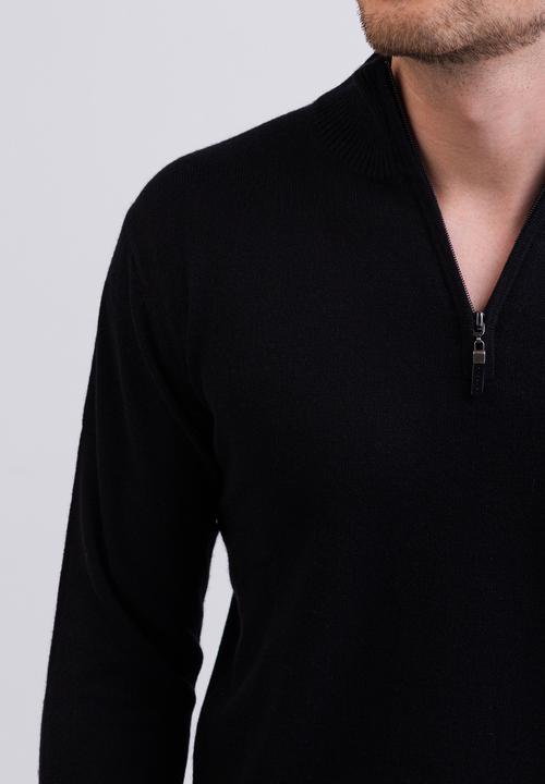 Actual product image Cash-Mere Kaschmir Stehkragen Pullover (XL)