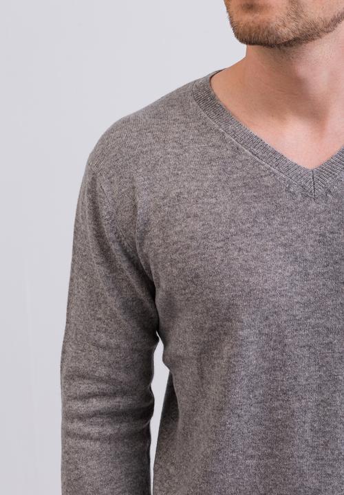 Image du produit Cash-Mere Kaschmir V-Ausschnitt Pullover (XL)