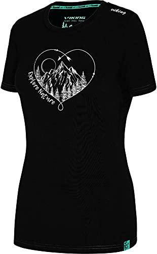 Produktbild Viking Europe Bamboo Light T-Shirt Damen schwarz (S)