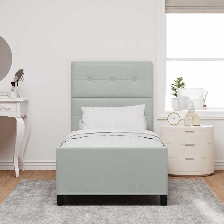 Actual product image vidaXL Modernes Bett (90 x 200 cm)