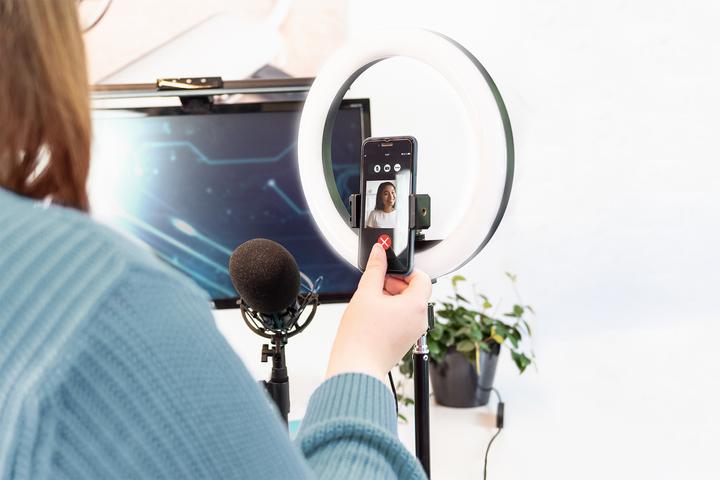 Produktbild Digitus SMZ Ringlicht mit Ständer (Ringlicht)