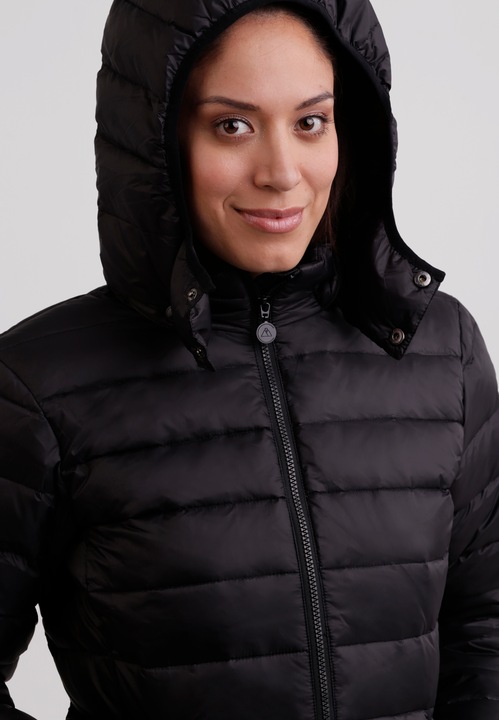 Image du produit Cash-Mere Daunenjacke mit Kapuze und Kaschmirfutter (S)