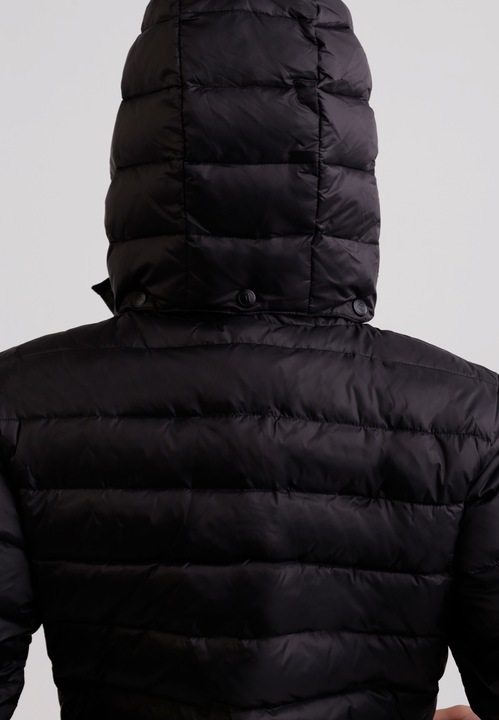 Image du produit Cash-Mere Daunenjacke mit Kapuze und Kaschmirfutter (S)