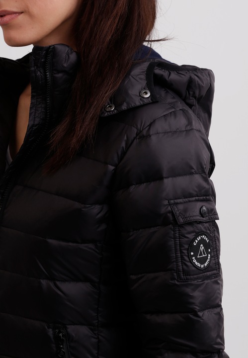 Produktbild Cash-Mere Daunenjacke mit Kapuze und Kaschmirfutter (M)