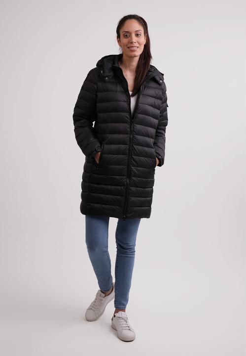 Actual product image Cash-Mere Daunenmantel mit Kapuze und Kaschmirfutter