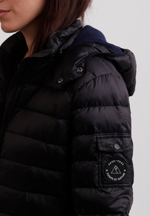 Produktbild Cash-Mere Daunenmantel mit Kapuze und Kaschmirfutter (XL)