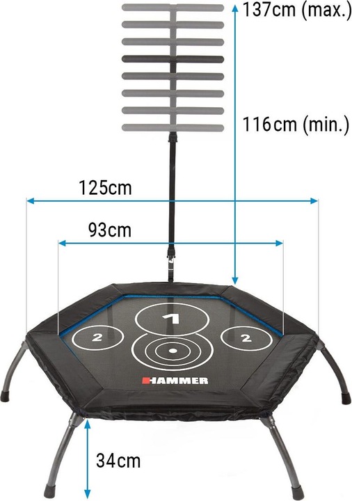 Produktbild Hammer Fitness Cross Jump (120 cm)