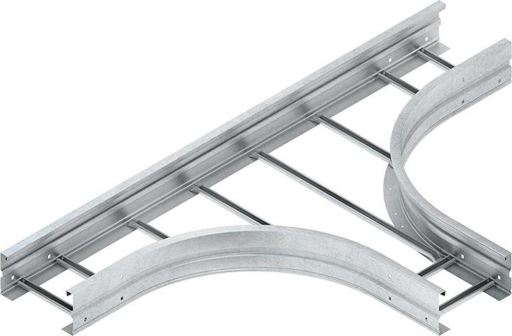 Actual product image Niedax NIE WSTR 150.200 T-piece, 150x200 mm, round beaded unperforated strip galvanised (150 cm)