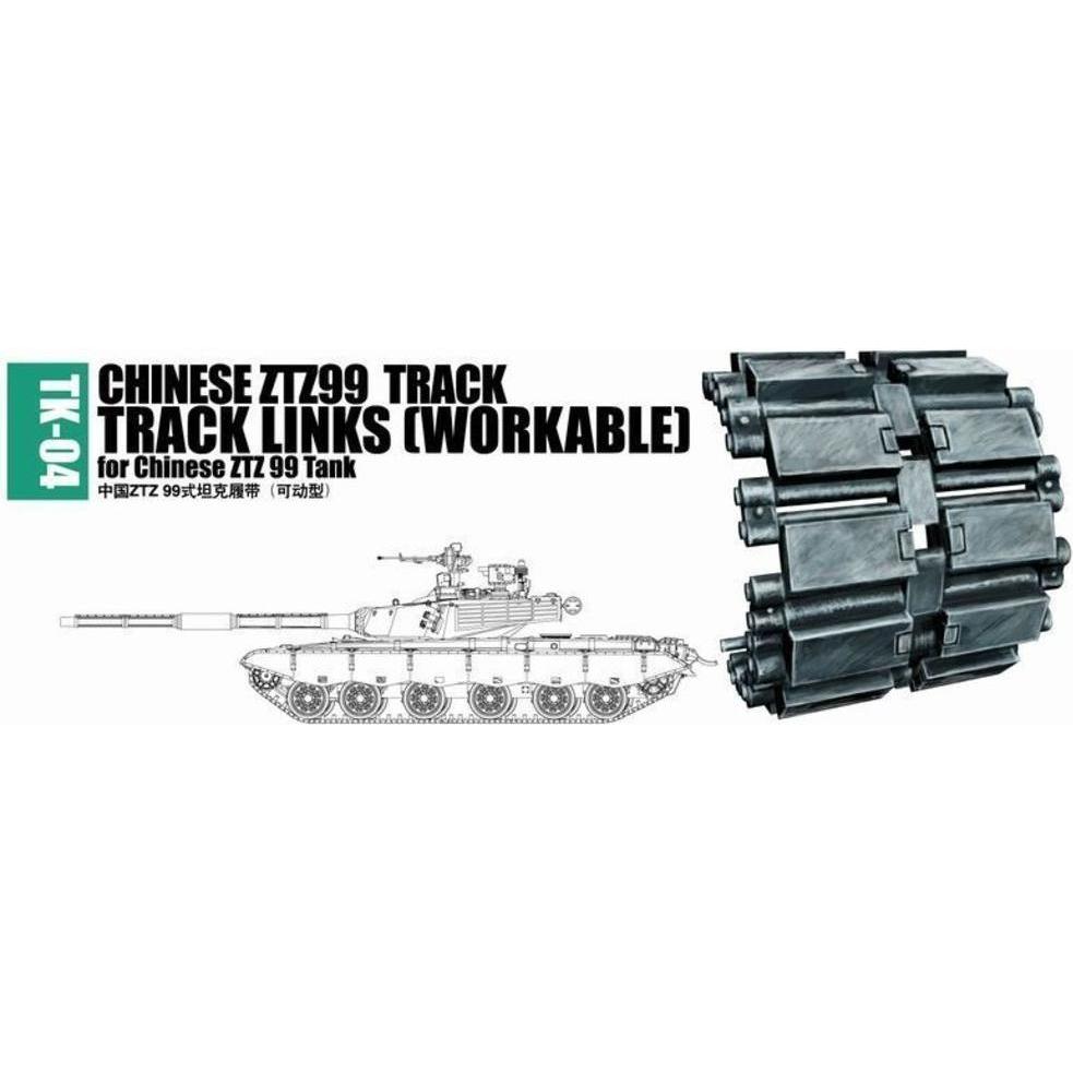 Trumpeter Chinese ZTZ99 track for Chinese ZTZ99 tank