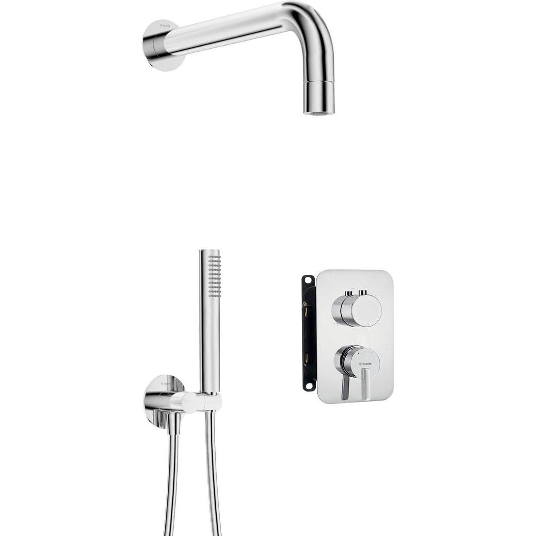 Deante, Rubinetteria per bagno, Set doccia a incasso con miscelatore BOX - con doccetta