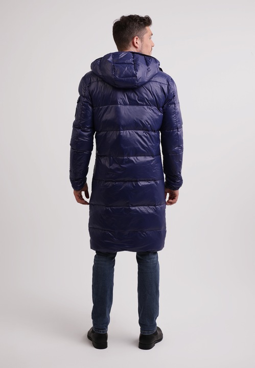 Immagine prodotto Cash-Mere Langer Daunenmantel mit Kapuze und Kaschmirfutter (XL)