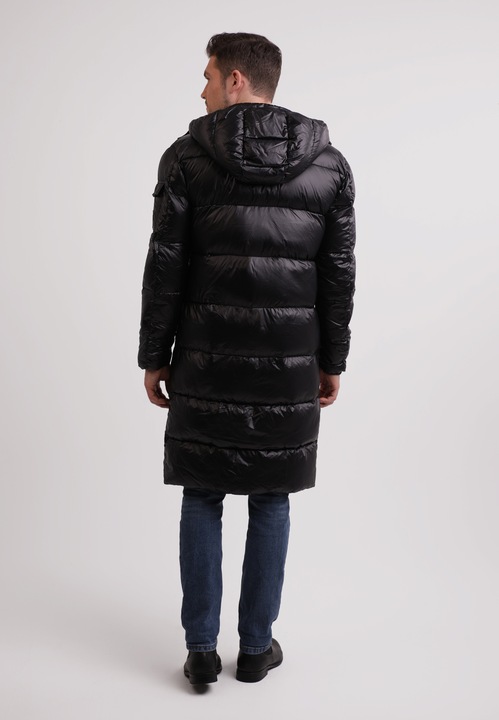 Immagine prodotto Cash-Mere Langer Daunenmantel mit Kapuze und Kaschmirfutter (XL)