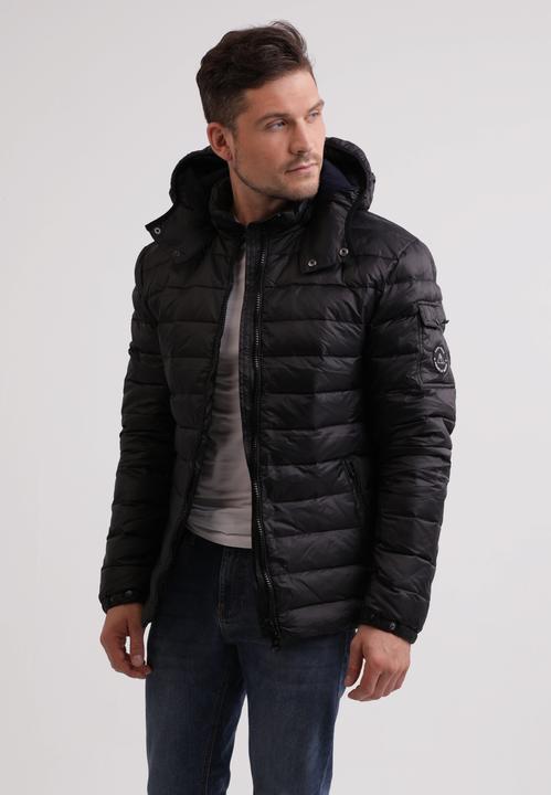 Produktbild Cash-Mere Daunenjacke mit Kapuze und Kaschmirfutter (L)