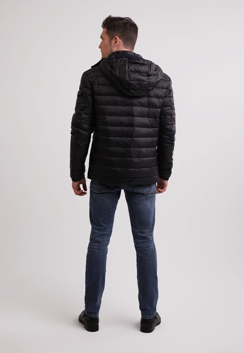Image du produit Cash-Mere Daunenjacke mit Kapuze und Kaschmirfutter (XXL)
