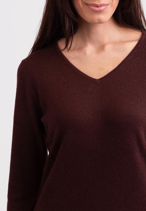Actual product image Cash-Mere Kaschmir V-Ausschnitt Pullover (XL)