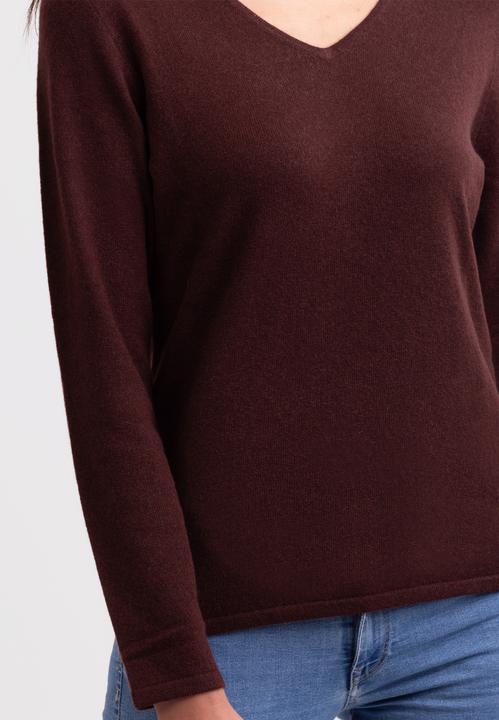 Actual product image Cash-Mere Kaschmir V-Ausschnitt Pullover (XL)