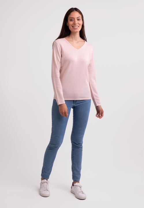Actual product image Cash-Mere Kaschmir V-Ausschnitt Pullover (XL)