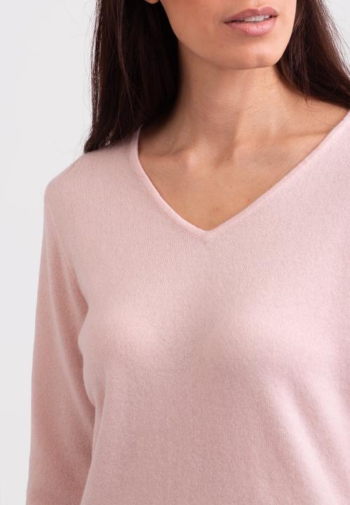 Actual product image Cash-Mere Kaschmir V-Ausschnitt Pullover (XL)