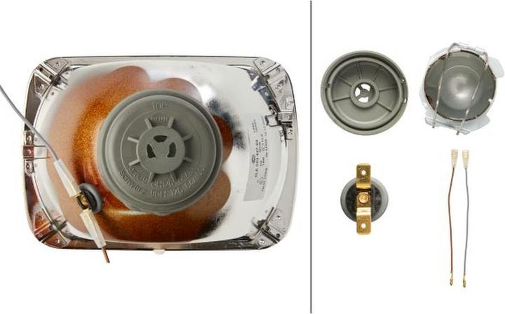 Actual product image Hella Headlight insert Halogen headlight for FREIGHTLINER
