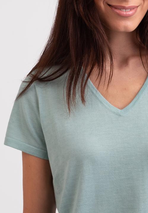 Immagine prodotto Cash-Mere Kaschmir T-Shirt mit V-Ausschnitt (M)