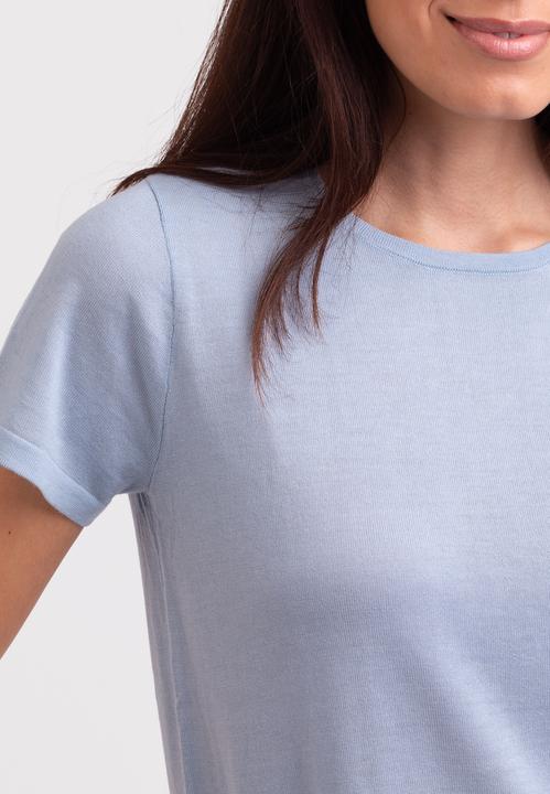 Actual product image Cash-Mere Kaschmir T-Shirt mit Rundhals (XXL)