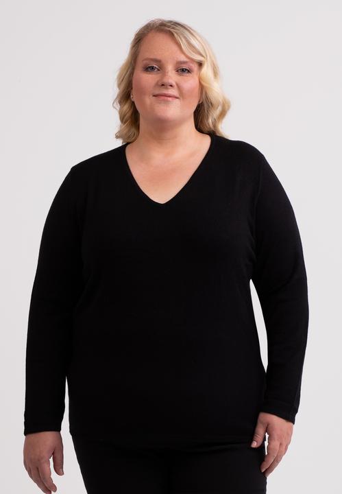Produktbild Cash-Mere Seide Kaschmir V-Ausschnitt Pullover (4XL)