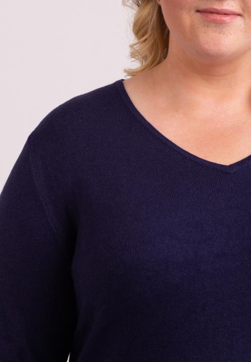 Produktbild Cash-Mere Seide Kaschmir V-Ausschnitt Pullover (4XL)