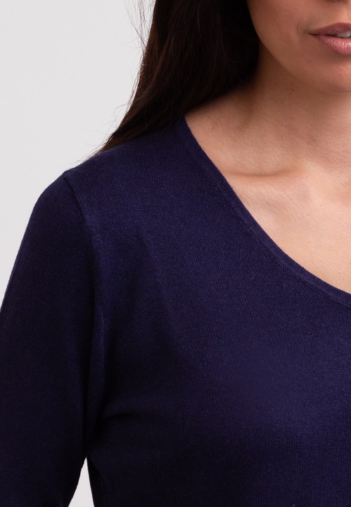 Image du produit Cash-Mere Seide Kaschmir V-Ausschnitt Pullover (XL)