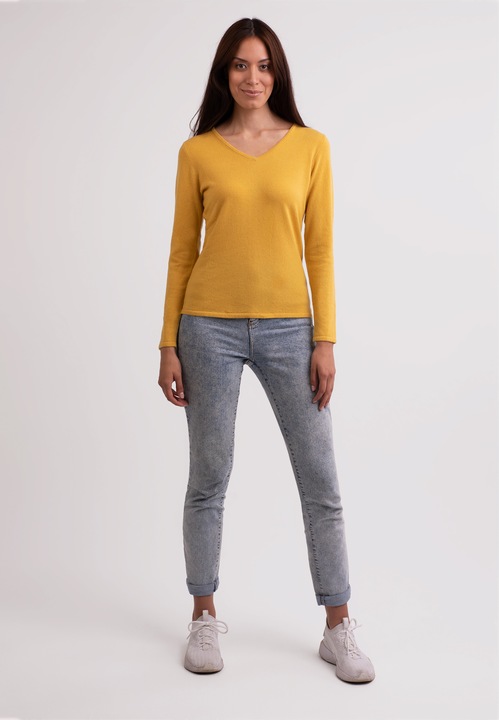 Immagine prodotto Cash-Mere Recycelter Kaschmir V-Ausschnitt Pullover (XXL)