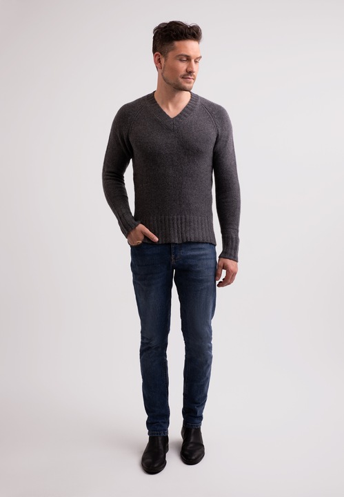 Produktbild Cash-Mere Recycelter Kaschmir V-Ausschnitt Pullover (XXL)