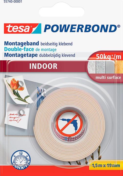 Immagine prodotto tesa Nastro di montaggio Powerbond Indoor (19 mm)