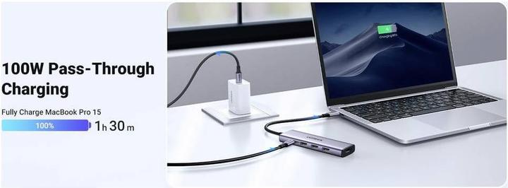 Actual product image Ugreen CM511 (USB-C, 6 ports)