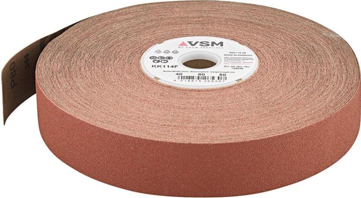 Vsm Abrasive cloth spool KK114F Abrasive cloth 40 mm K40