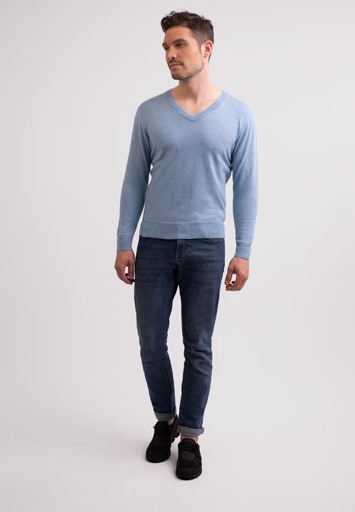 Produktbild Cash-Mere Recycelter Kaschmir V-Ausschnitt Pullover (L)