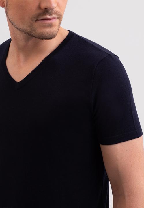 Immagine prodotto Cash-Mere Kaschmir T-Shirt mit V-Ausschnitt (M)