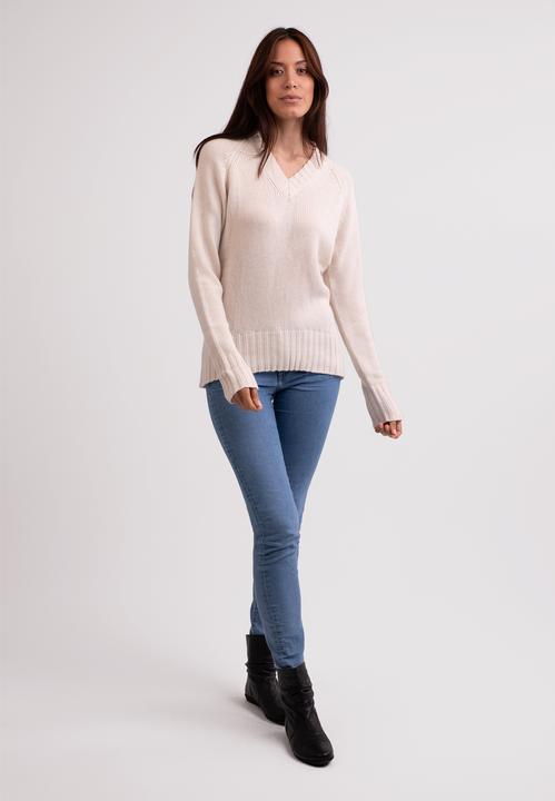 Produktbild Cash-Mere Recycelter Kaschmir V-Ausschnitt Pullover (M)