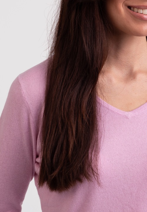 Immagine prodotto Cash-Mere Recycelter Kaschmir V-Ausschnitt Pullover (L)