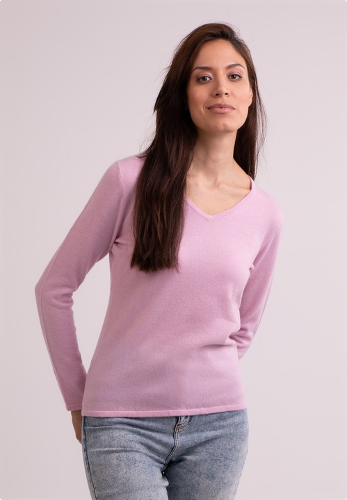Immagine prodotto Cash-Mere Maglione con scollo a V in cashmere riciclato (M)