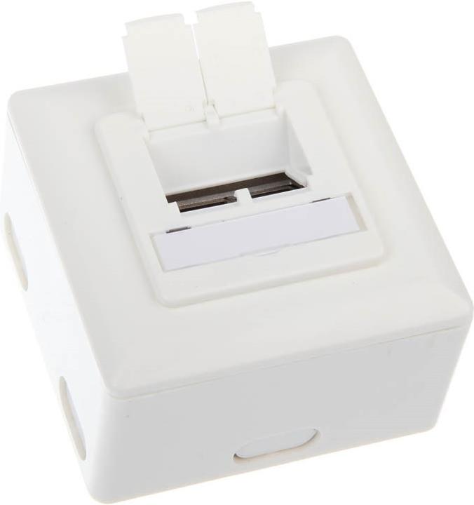 Produktbild InLine Cat. 6 Aufputz Anschlussdose 2x RJ45 Buchse waagerecht