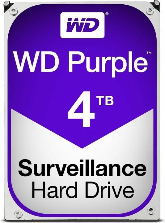 Produktbild WD HDD Purple Desktop 4 TB Bulk (4 TB, 3.5", CMR)