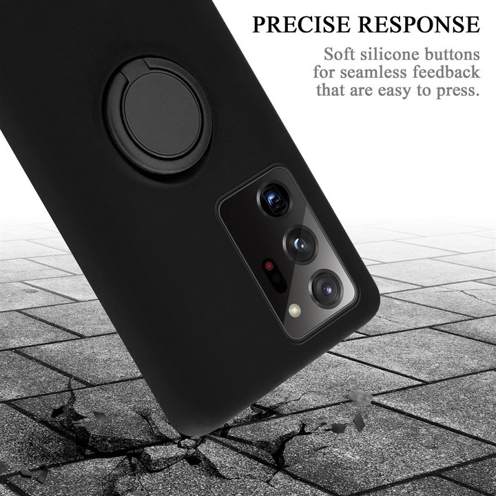 Actual product image Cadorabo TPU Liquid Ring Silicone Case Cover (Samsung Galaxy Note 20 Ultra)