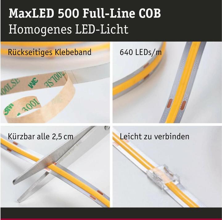 Actual product image Paulmann MaxLED 500 COB (White, 250 cm, Indoor)