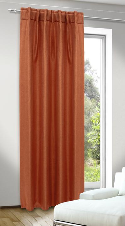 Productafbeelding Sehlbach Fertiggardine mit verdeckten Schlaufen Dimout Uni (245 x 135 cm)