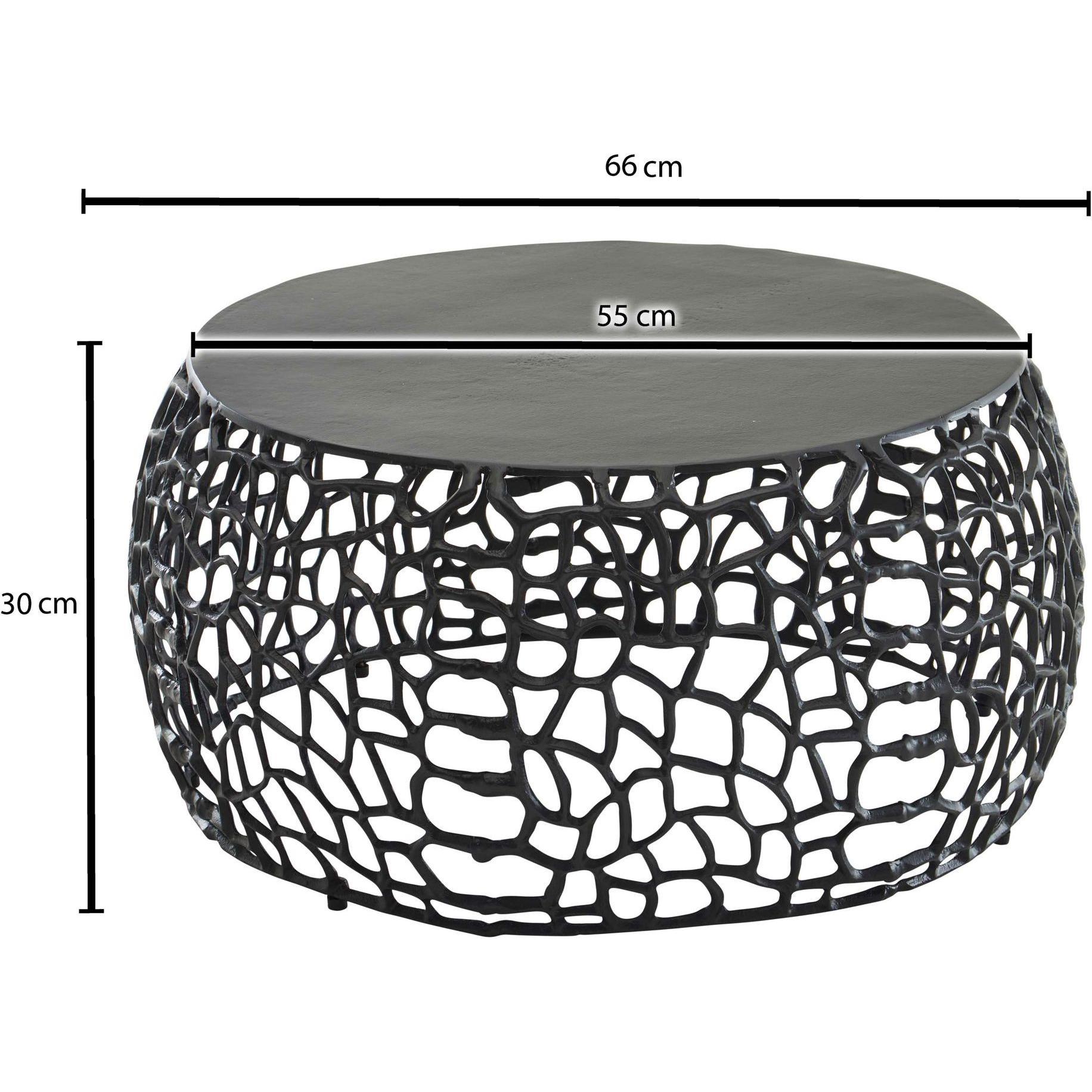 Thumbnail - Wohnling, Couchtisch + Beistelltisch, Metall (66 x 66 x 30 cm)